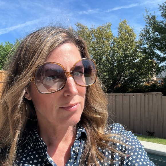 Vintage Oversized 70s Sunglasses Tortoise Shell Large Mod Sunglasses - Picture 13 of 13